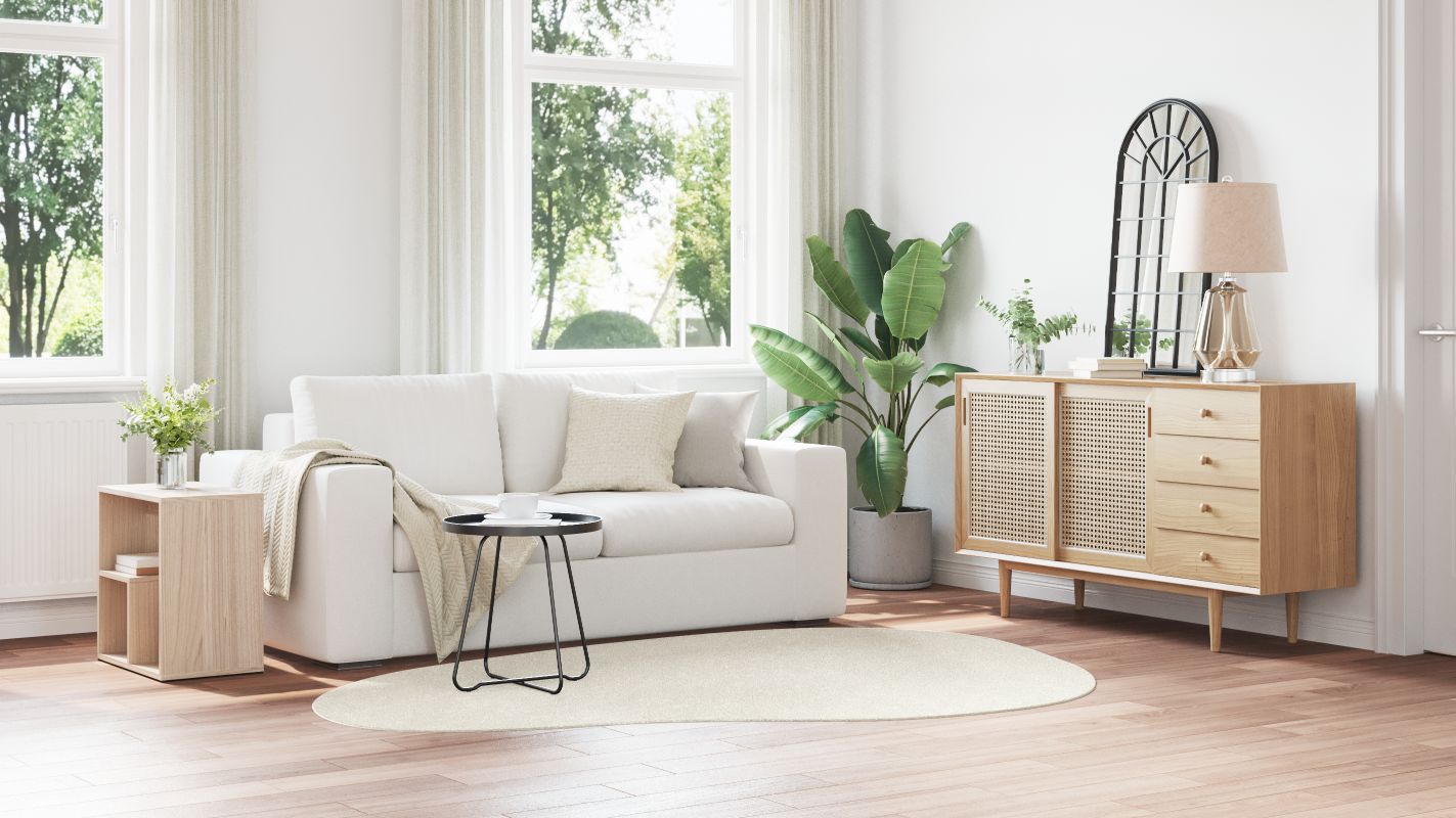 4103772 4 Covor HUARTE Crem 160 x 230 cm Poliester Covor HUARTE Crem 160 x 230 cm Poliester - imagine 4