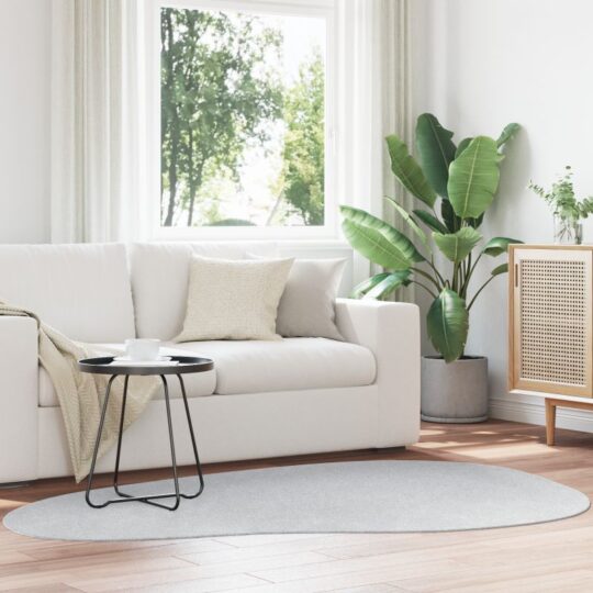 Covor HUARTE Gri 140 x 200 cm Poliester