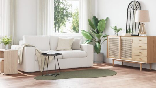 4103790 4 Covor HUARTE Verde pădure 100 x 200 cm Poliester 4103790 4