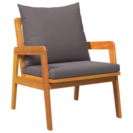 4106460 5 Set bistro 3 pcs Maro 45 x 45 x 38cm Lemn masiv de acacia 4106460 5