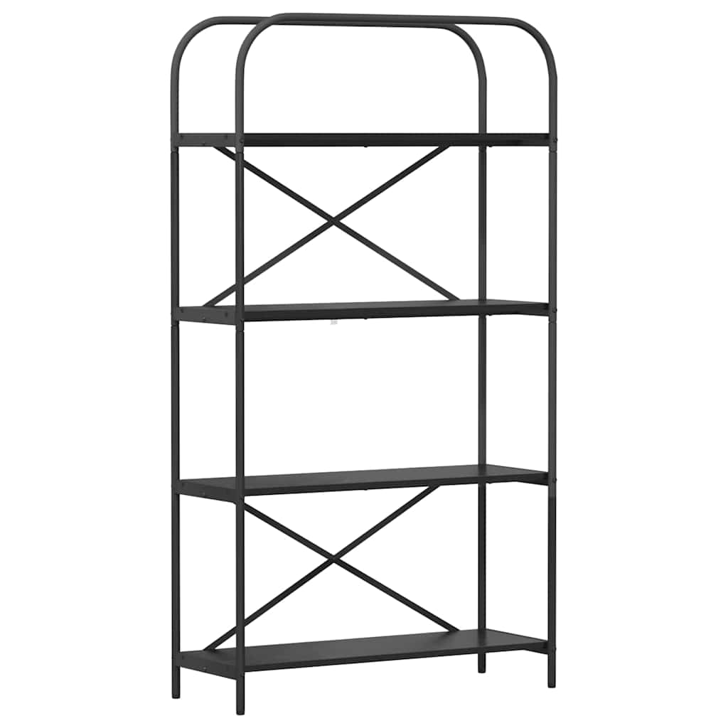 879839 2 Raft pentru cărți Stejar negru 80 x 30 x 146 cm Lemn compozit Raft pentru cărți Stejar negru 80 x 30 x 146 cm Lemn compozit - imagine 2