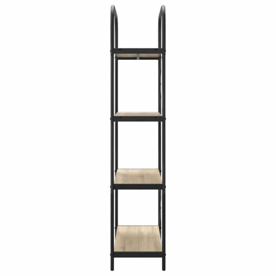 879840 6 Raft pentru cărți Stejar sonoma 80 x 30 x 146 cm Lemn compozit 879840 6