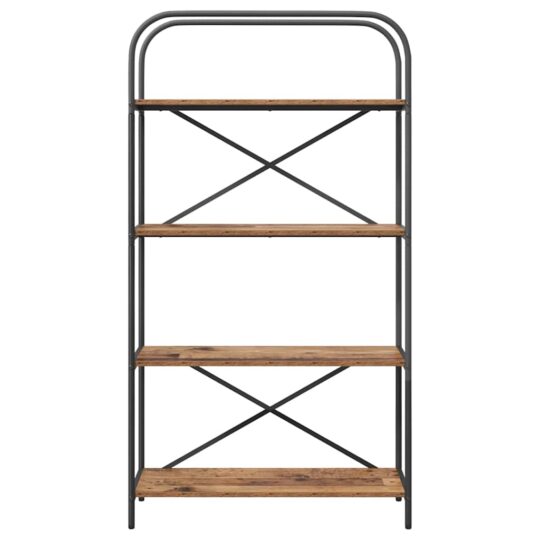 879843 5 Raft pentru cărți Lemn vechi 80 x 30 x 146 cm Lemn compozit 879843 5