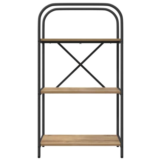 879868 5 Raft pentru cărți stejar artizanal 60 x 30 x 109 cm 879868 5