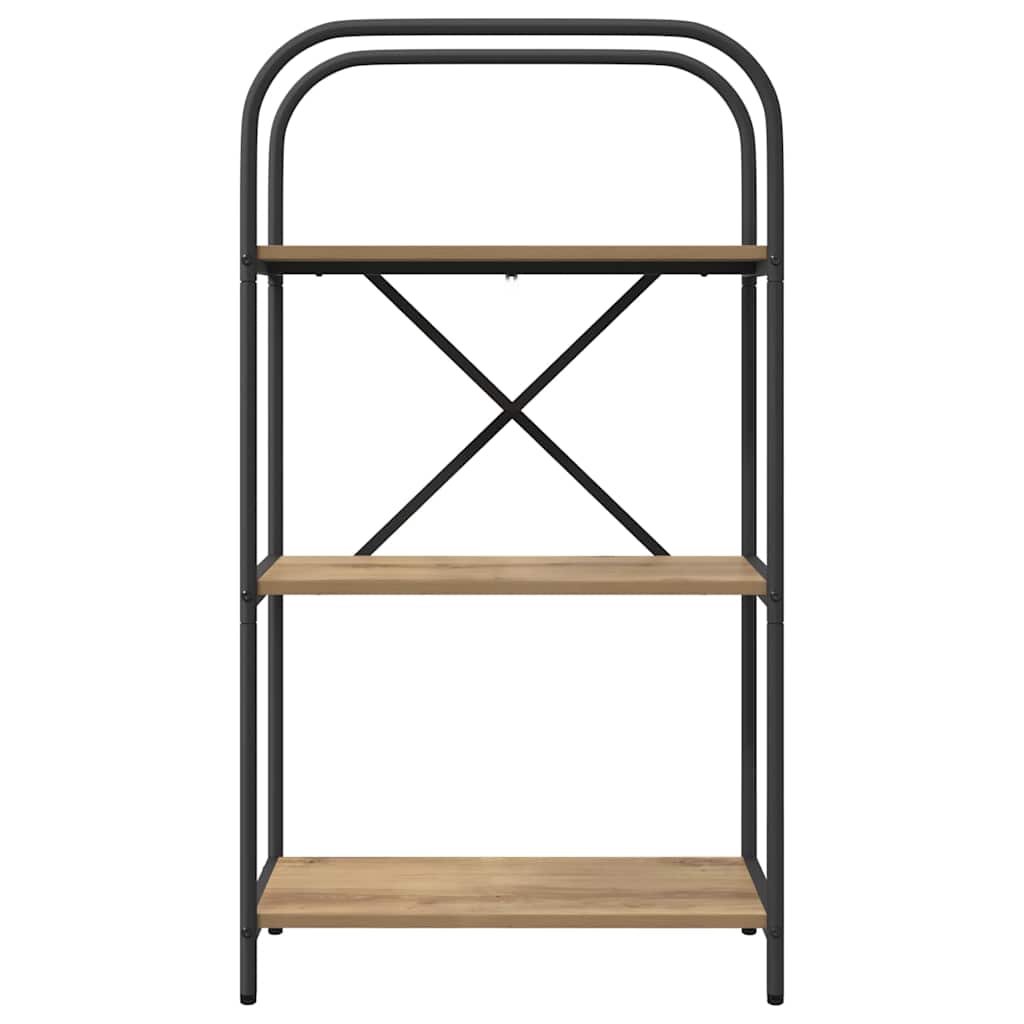 879868 5 Raft pentru cărți stejar artizanal 60 x 30 x 109 cm Raft pentru cărți stejar artizanal 60 x 30 x 109 cm - imagine 5