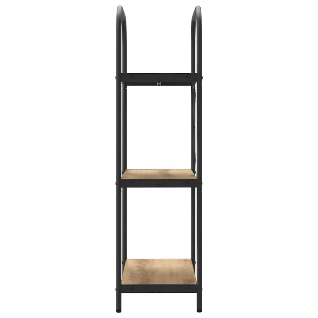 879868 6 Raft pentru cărți stejar artizanal 60 x 30 x 109 cm Raft pentru cărți stejar artizanal 60 x 30 x 109 cm - imagine 6