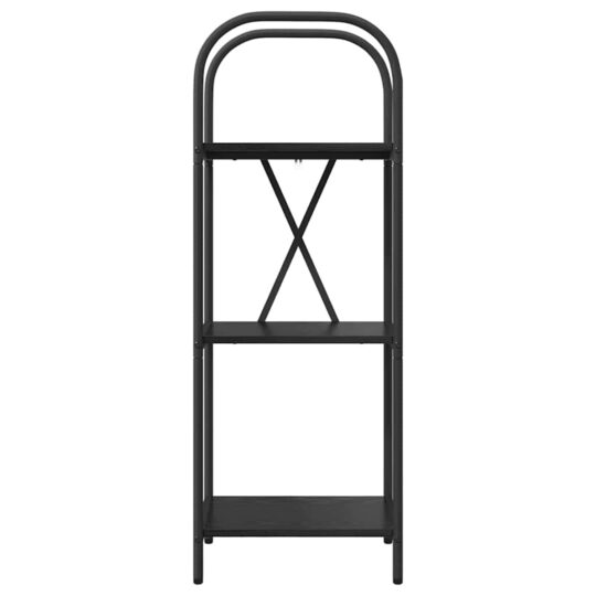 879881 5 Raft pentru cărți Stejar negru 40 x 30 x 109 cm Lemn compozit 879881 5