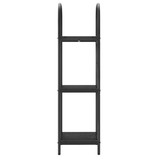 879881 6 Raft pentru cărți Stejar negru 40 x 30 x 109 cm Lemn compozit 879881 6