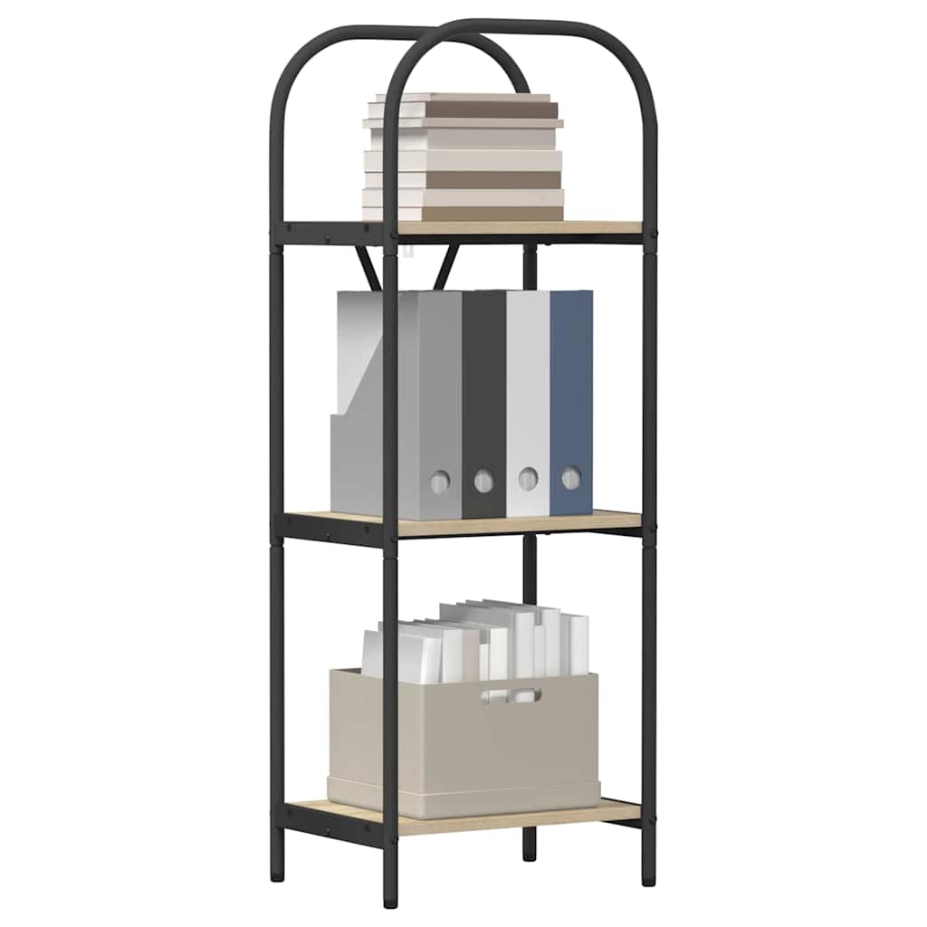 879882 3 Raft pentru cărți Stejar sonoma 40 x 30 x 109 cm Lemn compozit Raft pentru cărți Stejar sonoma 40 x 30 x 109 cm Lemn compozit - imagine 3