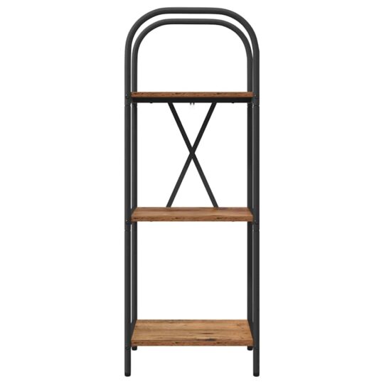 879885 5 Raft pentru cărți Lemn vechi 40 x 30 x 109 cm Lemn compozit 879885 5