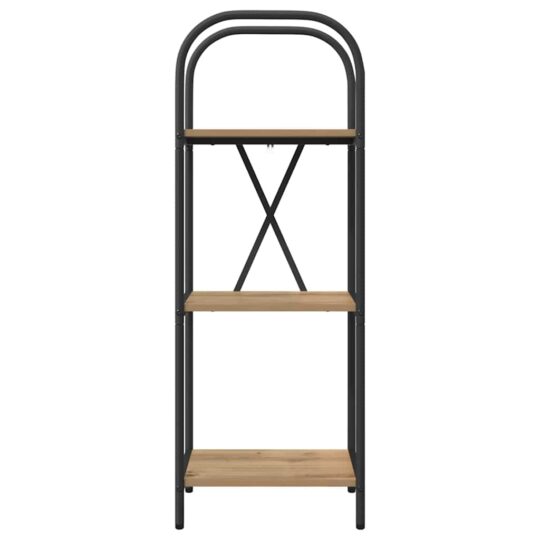 879886 5 Raft pentru cărți stejar artizanal 40 x 30 x 109 cm 879886 5