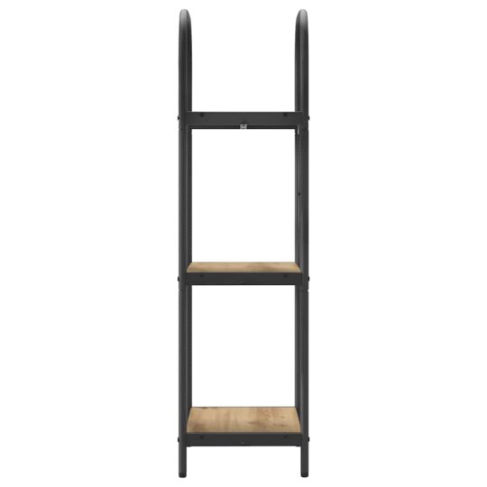 879886 6 Raft pentru cărți stejar artizanal 40 x 30 x 109 cm 879886 6