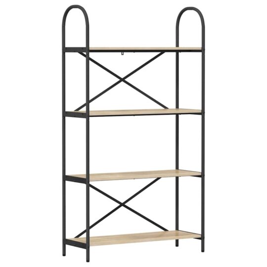 Alternative view of Raft pentru cărți Stejar sonoma 80 x 30 x 146 cm Lemn compozit