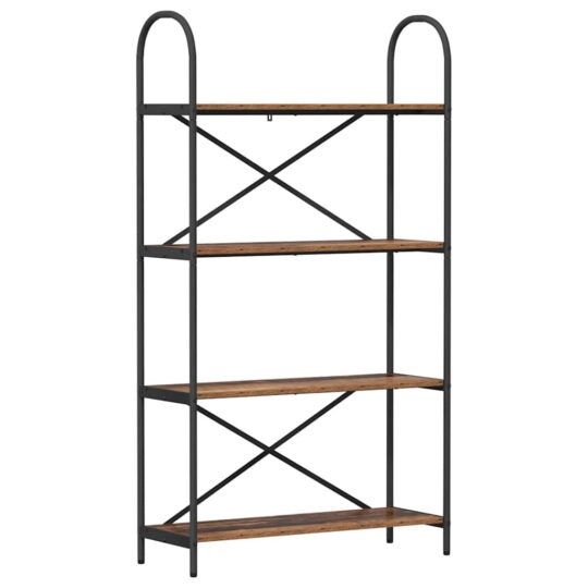 Alternative view of Raft pentru cărți Lemn vechi 80 x 30 x 146 cm Lemn compozit