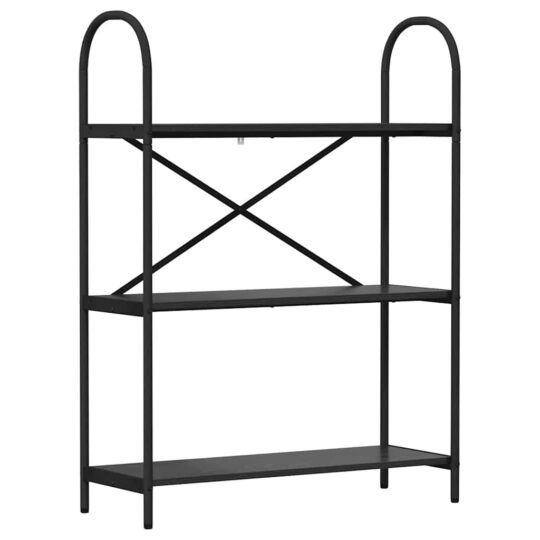 Alternative view of Raft pentru cărți Stejar negru 80 x 30 x 109 cm Lemn compozit