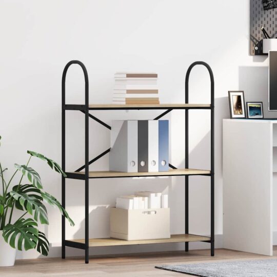 Raft pentru cărți Stejar sonoma 80 x 30 x 109 cm Lemn compozit