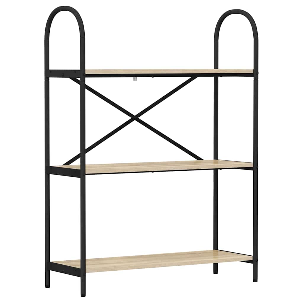 879900 2 Raft pentru cărți Stejar sonoma 80 x 30 x 109 cm Lemn compozit Raft pentru cărți Stejar sonoma 80 x 30 x 109 cm Lemn compozit - imagine 2