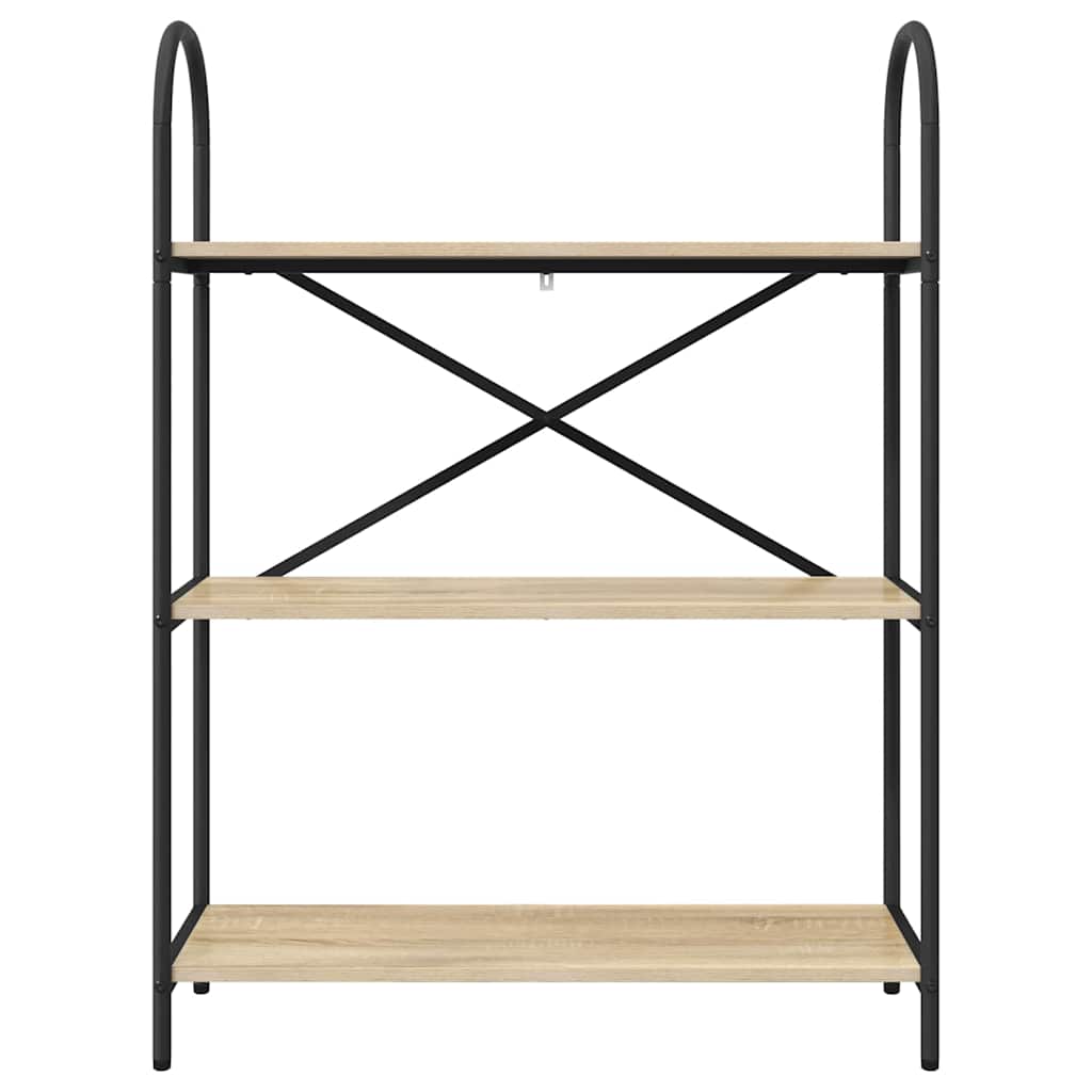 879900 5 Raft pentru cărți Stejar sonoma 80 x 30 x 109 cm Lemn compozit Raft pentru cărți Stejar sonoma 80 x 30 x 109 cm Lemn compozit - imagine 5