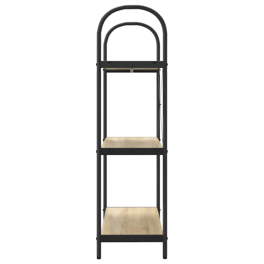 879900 6 Raft pentru cărți Stejar sonoma 80 x 30 x 109 cm Lemn compozit Raft pentru cărți Stejar sonoma 80 x 30 x 109 cm Lemn compozit - imagine 6