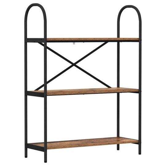 Alternative view of Raft pentru cărți Lemn vechi 80 x 30 x 109 cm Lemn compozit