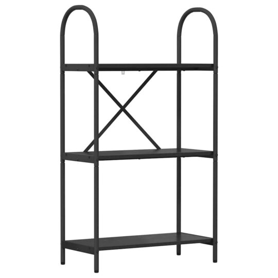 Alternative view of Raft pentru cărți Stejar negru 60 x 30 x 109 cm Lemn compozit