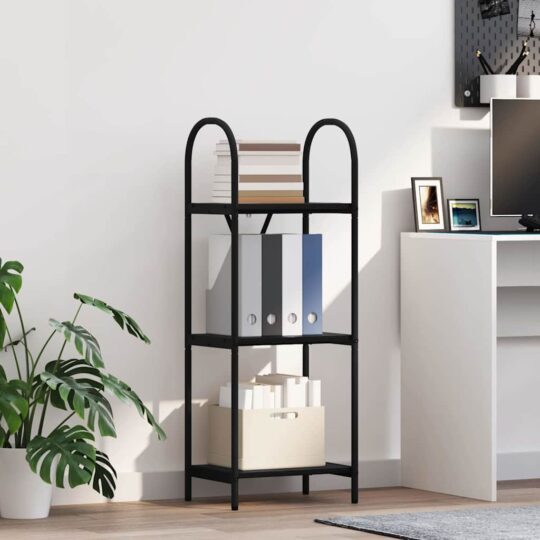 Raft pentru cărți Stejar negru 40 x 30 x 109 cm Lemn compozit