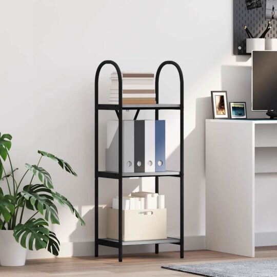 Raft pentru cărți sonoma gri 40 x 30 x 109 cm Lemn compozit