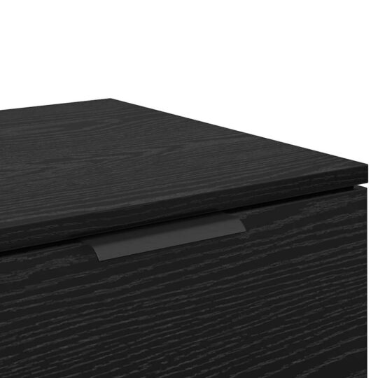 880518 11 Dulap de pat 2 pcs Stejar negru 40 x 39 x 40 cm Lemn compozit 880518 11