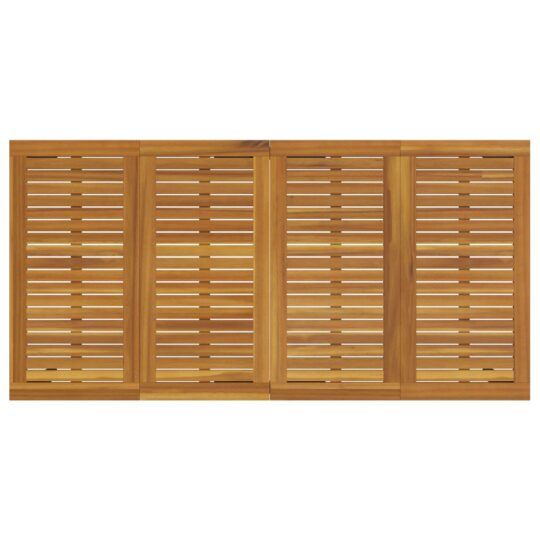 3284418 8 Set de masă pentru grădină 7 pcs negru și maro 180 x 90 x 75 cm 3284418 8