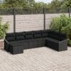 3346843 1 Set de canapele pentru grădină 8 pcs Negru Rattan poli 3346843 1