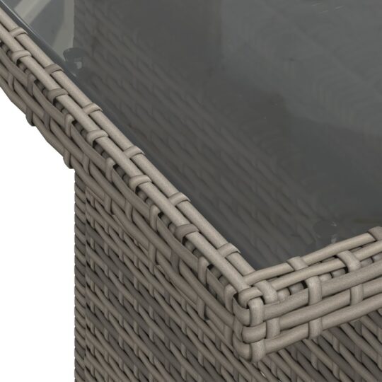 3348355 9 Set de canapele pentru grădină cu pernă 11 pcs Gri Rattan poli 3348355 9