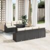3357680 1 Set de canapele pentru grădină 8 pcs Negru Rattan poli 3357680 1