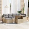 3357773 1 Set de canapele pentru grădină 7 pcs Beige și gri deschis 3357773 1
