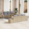 3357843 1 Set de canapele pentru grădină 7 pcs Beige și gri deschis 3357843 1