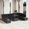 3357996 1 Set de canapele pentru grădină 11 pcs Negru Rattan poli 3357996 1