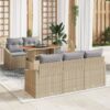 3358513 1 Set de canapele pentru grădină 6 pcs Bej Rattan poli 3358513 1
