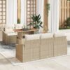3358514 1 Set de canapele pentru grădină 6 pcs Bej Rattan poli 3358514 1