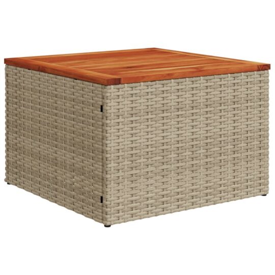 3360942 6 Set de canapele pentru grădină cu pernă 9 pcs Bej Rattan poli 3360942 6