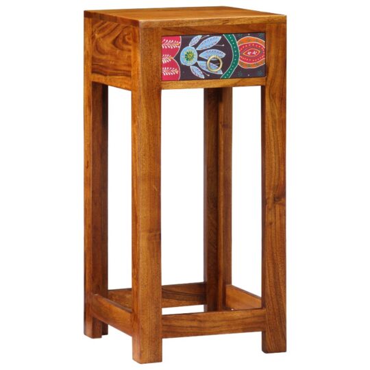 Alternative view of Suport pentru telefon Maro 35 x 35 x 75 cm Lemn masiv de acacia