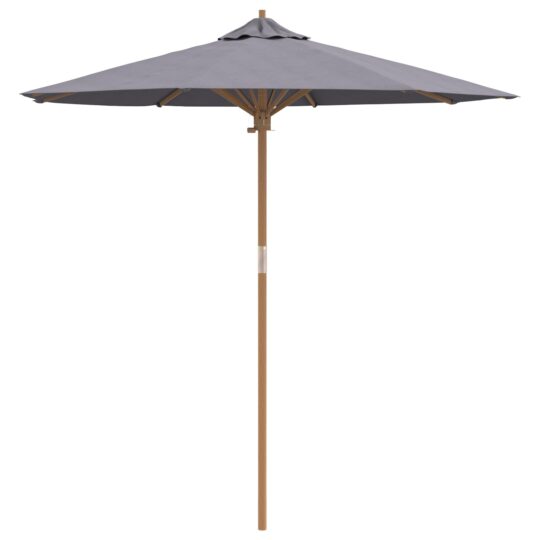 Alternative view of Parasol de Grădină Gri închis 217 x 217 x 230 cm Bambus