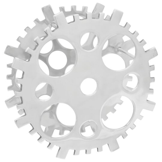 Raft pentru vin Argintiu 39 x 39 x 14 cm Aluminiu