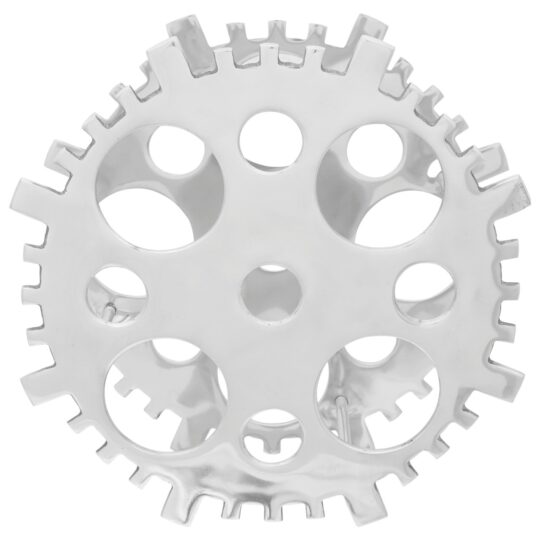 Alternative view of Raft pentru vin Argintiu 39 x 39 x 14 cm Aluminiu