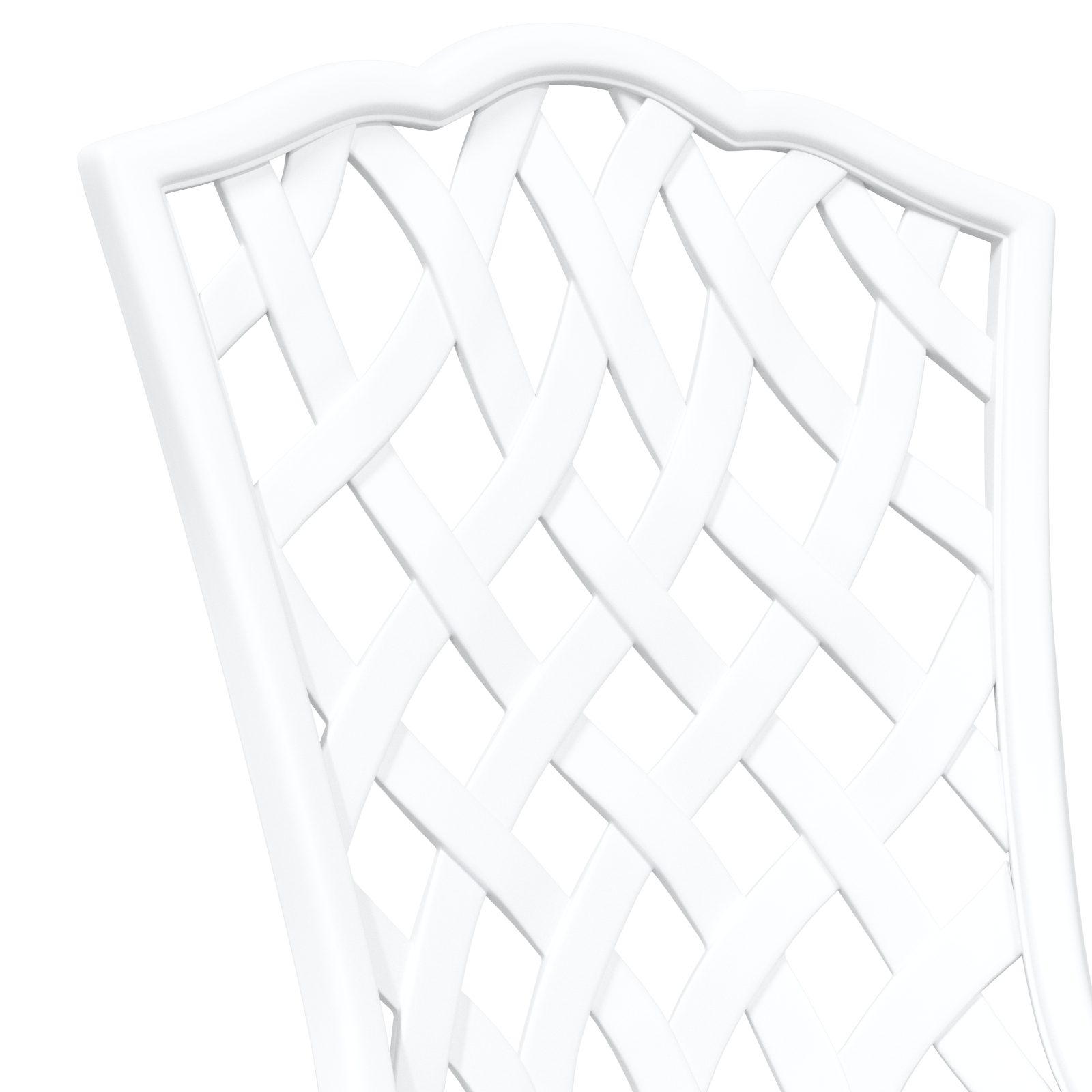42002396 7 Scaun pentru Grădină 2 pcs Alb 55 x 56.5 x 91cm Aluminiu Scaun pentru Grădină 2 pcs Alb 55 x 56.5 x 91cm Aluminiu - imagine 7