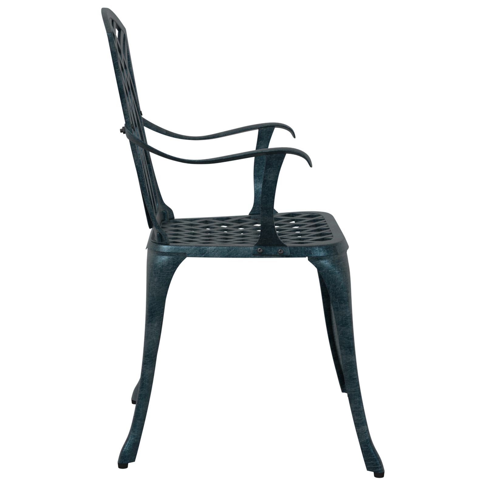 42002401 5 Scaun pentru Grădină 2 pcs Verde 55 x 56.5 x 91cm Aluminiu Scaun pentru Grădină 2 pcs Verde 55 x 56.5 x 91cm Aluminiu - imagine 5