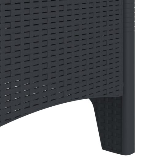 847468 8 Scaun pentru Grădină 4 pcs Antracit Dimensiune: 53 x 49 x 85 cm 847468 8