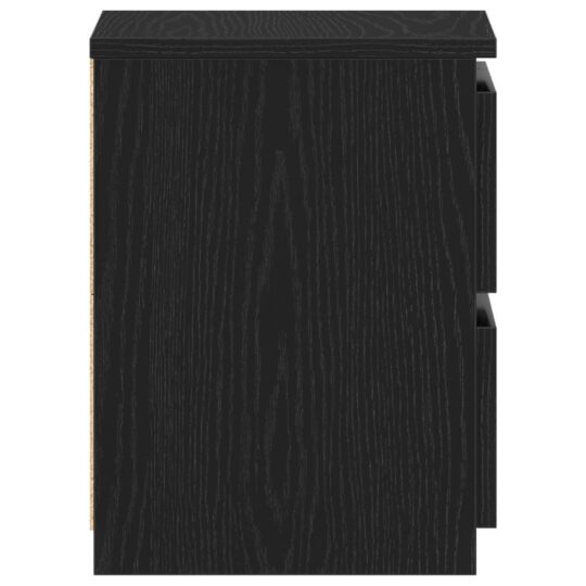 861988 7 Dulap de noapte Stejar negru 30 x 30 x 40 cm Lemn compozit 861988 7