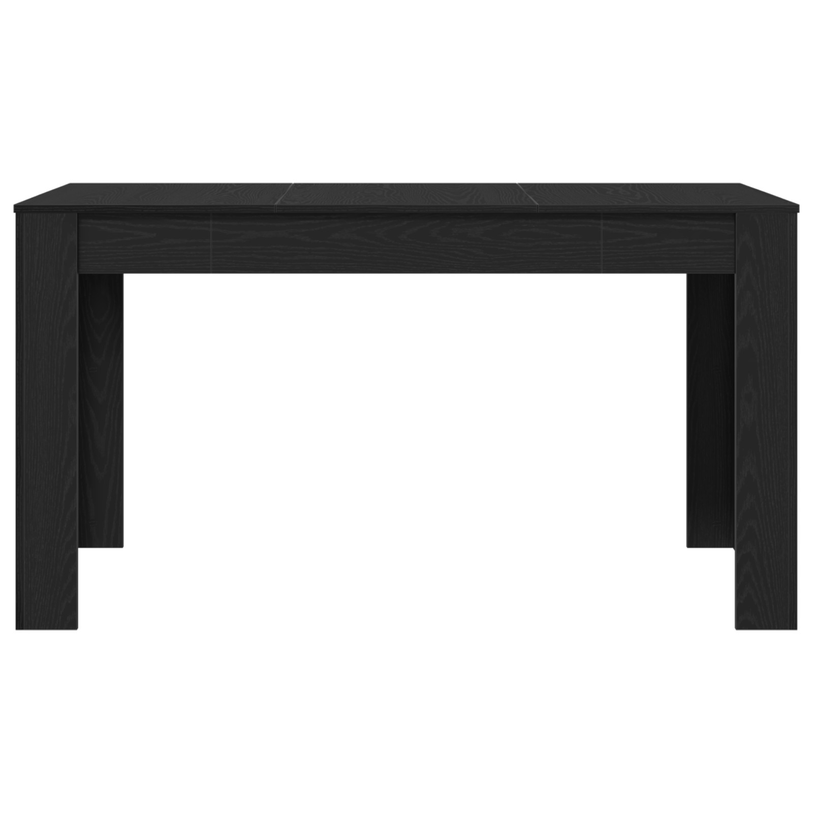 862053 5 Masă de dining Stejar negru 140 x 74.5 x 76 cm Lemn compozit Masă de dining Stejar negru 140 x 74.5 x 76 cm Lemn compozit - imagine 5