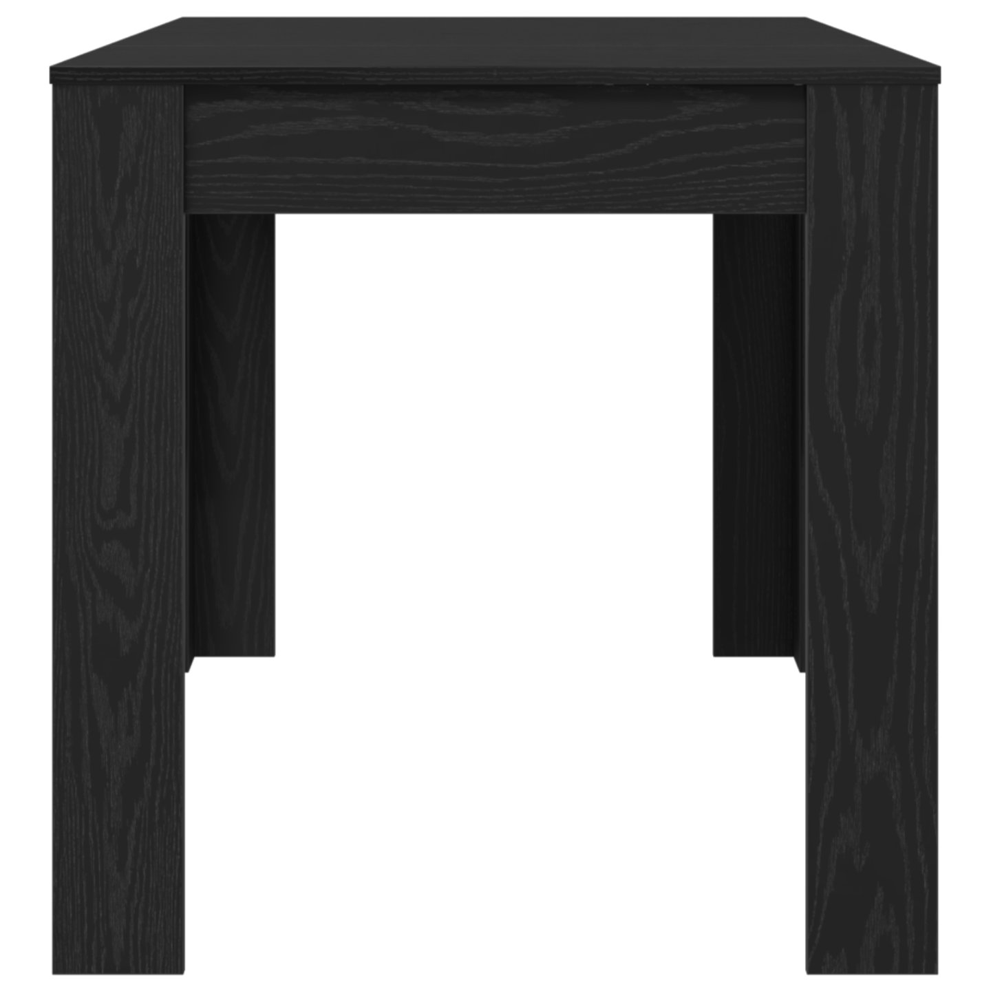 862053 6 Masă de dining Stejar negru 140 x 74.5 x 76 cm Lemn compozit Masă de dining Stejar negru 140 x 74.5 x 76 cm Lemn compozit - imagine 6