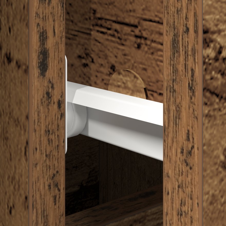 862145 9 Bufet cu sertar Lemn vechi 101.5 x 35 x 70 cm Lemn compozit Bufet cu sertar Lemn vechi 101.5 x 35 x 70 cm Lemn compozit - imagine 9