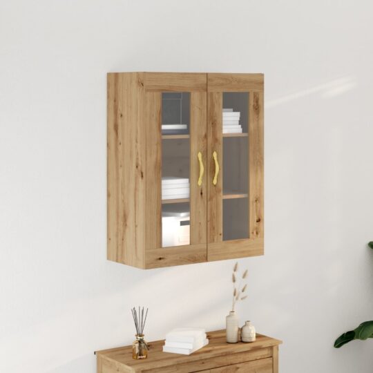 Cabinet suspendat Pe perete stejar artizanal 69.5 x 34 x 90 cm